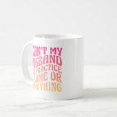 Ich kann nicht, dass mein Mann ein Glücksspiel-Zit Kaffeetasse (Vorderseite Links)