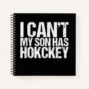 Ich kann nicht, dass mein Sohn Hockey-Mama lustige Notizblock