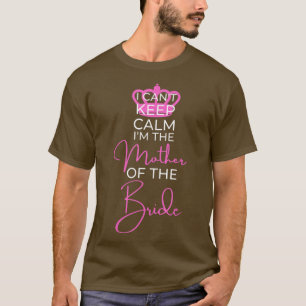 Ich kann nicht die ruhige Familienhochzeit Behalte T-Shirt