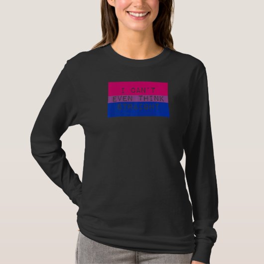 Ich kann nicht einmal denken, dass Gay-Bisexuell-S T-Shirt (Vorderseite)