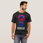 Ich kann nicht einmal denken, gerade Bisexuelle Fl T-Shirt (Vorne ganz)