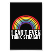 Ich kann nicht einmal denken, gerade LGBTQ-Stolz M