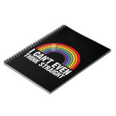 Ich kann nicht einmal denken, gerade LGBTQ-Stolz M Notizblock (Linke Seite)