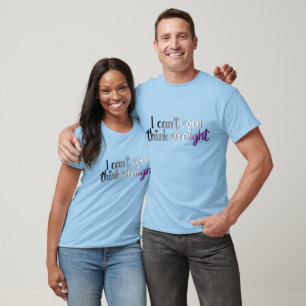 Ich kann nicht einmal geradeaus denken – Asexuelle T-Shirt
