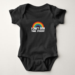 Ich kann nicht einmal geradeaus denken Lustiger sc Baby Strampler