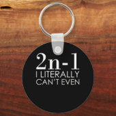 Ich kann nicht einmal Mathematik-Mathematik-Lehrer Schlüsselanhänger (Vorderseite)