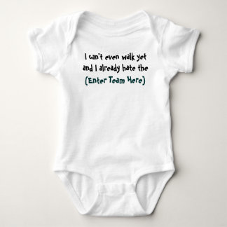 Ich kann nicht einmal schon gehen baby strampler