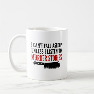 Ich kann nicht einschlafen True Crime Podcast Fa Kaffeetasse