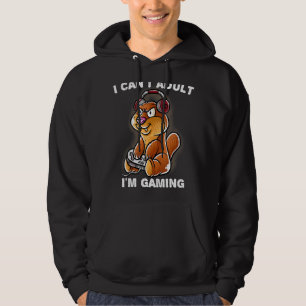 Ich kann nicht erwachsen, ich bin Gaming Introvert Hoodie