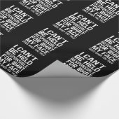 Ich kann nicht für das verantwortlich gemacht werd geschenkpapier (Ecke)