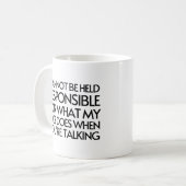 Ich kann nicht für die Funny Coffee Tasse verantwo (Vorderseite Links)