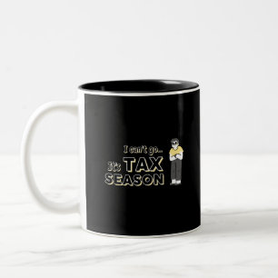 Ich kann nicht gehen, es ist die Zweitmondkaffee-T Zweifarbige Tasse