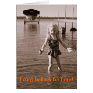 Ich kann nicht glauben, dass ich hier bin!