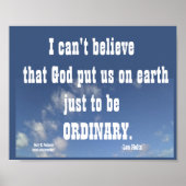 ICH KANN NICHT GLAUBEN, LOU HOLTZ POSTER (Vorne)