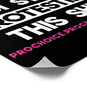 Ich kann nicht glauben, noch gegen diese Pro-Wahl  Poster (Ecke)