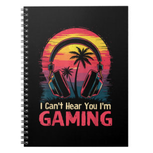 Ich kann nicht hören, dass ich Videospiele spiele  Notizblock