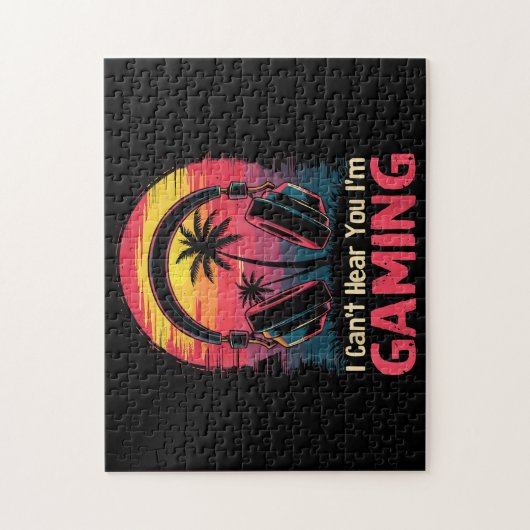 Ich kann nicht hören, dass ich Videospiele spiele  Puzzle (Vertikal)