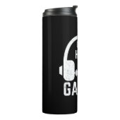 Ich kann nicht hören, dass ich Videospieler bin Thermosbecher (Nach links gedreht)