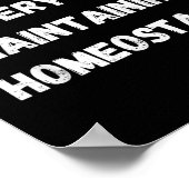 Ich kann nicht, ich bin mit der Aufrechterhaltung Poster (Ecke)