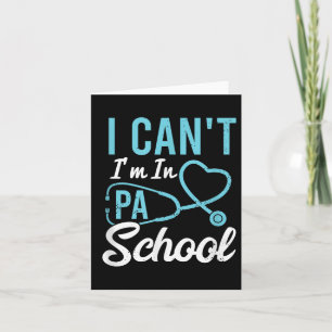 Ich kann nicht, ich bin Schularzt in PA Sofortige Karte