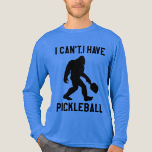 Ich kann nicht, ich habe Pickleball - Bigfoot Lust Tri-Blend Shirt
