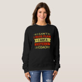 Ich kann nicht, ich habe Pläne Mastermind Coach L Sweatshirt (Vorne ganz)
