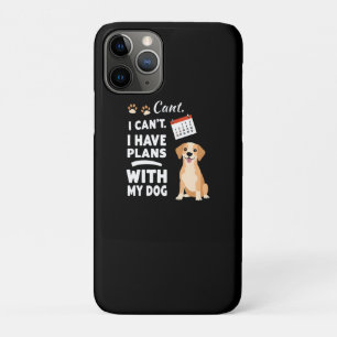 Ich kann nicht, ich habe Pläne mit meinem Hund – L Case-Mate iPhone Hülle