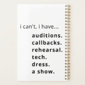 Ich kann nicht, ich habe.. Planer. Planer (Rückseite)