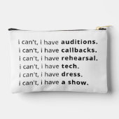 Ich kann nicht, ich habe.. zubehörtasche (Rückseite)