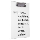 Ich kann nicht, ich habe... Zwischenablage. Klemmbrett (Rechts)