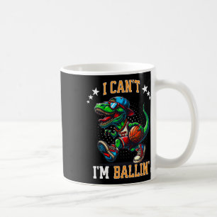 Ich kann nicht. Ich zeichne Skelett-Dinosaurier T- Kaffeetasse