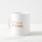 Ich kann nicht in der Flugschule sein Kaffeetasse (Vorderseite Links)