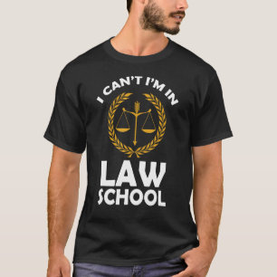 Ich kann nicht Juristenrecht T-Shirt