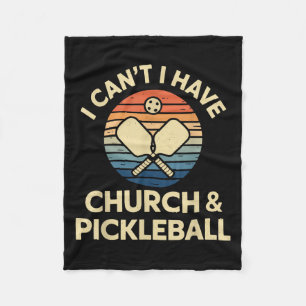 Ich kann nicht Kirche und Kleball haben Fleecedecke