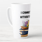Ich kann nicht länger ohne Bücher leben Milchtasse (Linke Ecke)