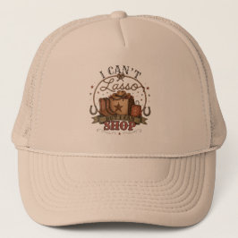 Ich kann nicht Lasso werfen, aber ich kann Western Truckerkappe