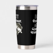 Ich kann nicht Leute, die ich fischen will, Zitat- Thermobecher (Links)