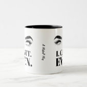 Ich kann nicht mal - eine MisterP-Tasse Zweifarbige Tasse (Mittel)