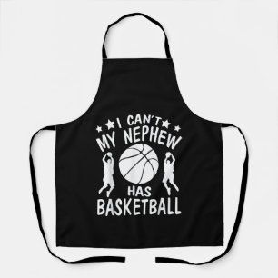 Ich kann nicht Mein Neffe hat Basketball-Geschenk Schürze