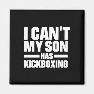 Ich kann nicht, mein Sohn hat Kickboxen Magnet