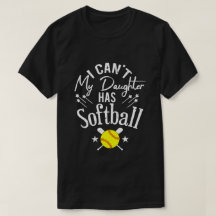 Ich kann nicht, meine Tochter hat Softball Stolz E