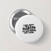 Ich kann nicht mit meinem Mann streiten, dass er ä Button (Vorne & Hinten)