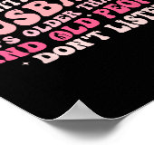 Ich kann nicht mit meinem Mann streiten, dass er ä Poster (Ecke)