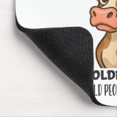 Ich kann nicht mit meiner Ehemännchen Funny Husban Mousepad (Ecke)