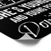 Ich kann nicht mit meiner Freundin streiten, dass Poster (Ecke)