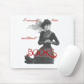 Ich kann nicht ohne Bücher leben Mousepad (Mit Mouse)
