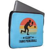 Ich kann nicht pickleball haben, Pickleball Lover Laptopschutzhülle (Vorne Rechts)