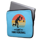 Ich kann nicht pickleball haben, Pickleball Lover Laptopschutzhülle (Vorderseite Links)