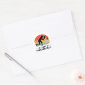 Ich kann nicht pickleball haben, Pickleball Lover Quadratischer Aufkleber (Umschlag)