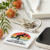 Ich kann nicht pickleball haben, Pickleball Lover Schlüsselanhänger (Vorderseite rechts)